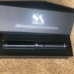 Straight Ahead 1.25” Wand with curling glove